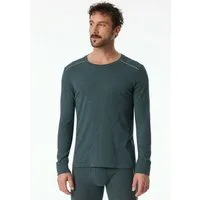 Schiesser Langarmshirt Comfort Fit mit Kontraststreifen auf den Schultern
