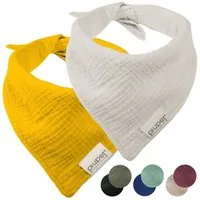 Piupet Tier-Halstuch Hundehalstuch I 2er Set Hundehalstücher I Hundezubehör I 58x40x40cm, zum Binden