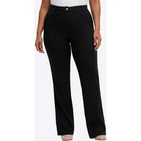 Sheego Jerseyhose Bootcut-Hose