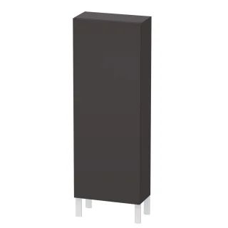 Duravit L-Cube Halbhochschrank Graphit Supermatt 500x243x1320 mm - LC1169L8080 LC1169L8080