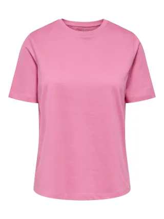 ONLY - ONLFREJA S/S LUXE TOP CC JRS NOOS Sachet Pink - Gr. - XL