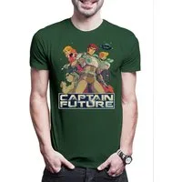 Urban Backwoods Print-Shirt Future Crew Herren T-Shirt TV Anime Manga Captain Eighties Achtziger (1-tlg) Comet Grag Otto Televison