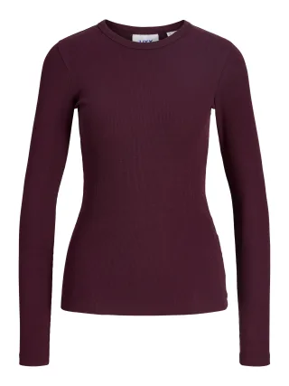 JJXX - JXFREYA STR LS RIB TEE JRS NOOS Winetasting - Gr. - M