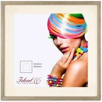 IDEAL TREND Bilderrahmen 3D Objektrahmen Holz Bilderrahmen quadratisch Wanddeko Collage Poster, für 1 Bilder (1 St), Natürliche Holzmaserung sichtbar, leichte Farbabweichungen möglich