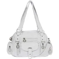 Christian Wippermann Henkeltasche Damenhandtasche Schultertasche Tasche Umhängetasche, Canvas Shopper Crossover Bag