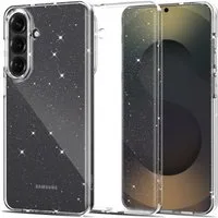 TECH PROTECT Handyhülle FlexAir für Samsung Galaxy S26 Hülle Glitzer Transparent ultradünn 6,2 Zoll, Glitzer-Effekt setzt einen eleganten Akzent im Alltag