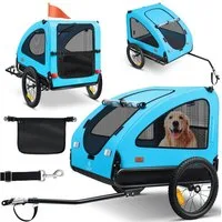 KESSER Fahrradhundeanhänger, Hundeanhänger Boxer 2-in-1 Hundebuggy Fahrradanhänger groß