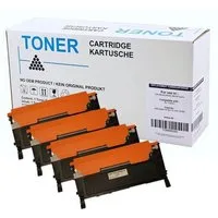 ABC Tonerkartusche, (Kompatibles Set 4x Toner für Samsung SU365A P404C Xpress C430 C430w, Samsung Xpress C430 C430w C480 C480fn C480fw C480w), ABC