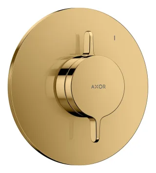 Hansgrohe Mischer Unterputz AXOR One für 1 Verbraucher polished gold optic , 48615990 48615990