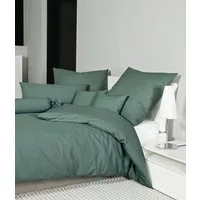 Janine Bettwäsche PIANO 0125 31, Seersucker 100% Baumwolle, uni, bügelfrei, Soft-Seersucker, 2 teilig, Markenreißverschluss, feinfädige Qualität, gekämmte Mako-Garne