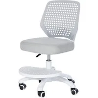 roba® Schreibtischstuhl Smart Grow Basic - Bürostuhl Kinder - Ergonomischer Drehstuhl (Stufenlos Höhenverstellbar), stabiles Gestell aus Metall - ab 3 Jahren - ideal für Schulkinder