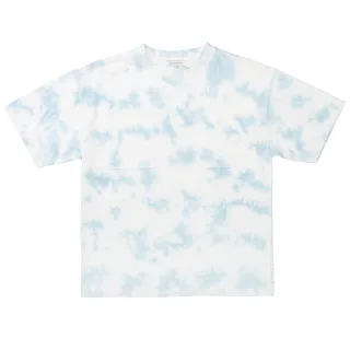 STACCATO - Kn.-T-Shirt, oversized cloud blue-batik - Gr. - 140
