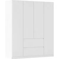 rauch Drehtürenschrank Schrank Garderobe MAINZ Breiten 91/136/181/226/271/315/360, Höhe 210cm (3 verschiedene Ausstattungen BASIC/CLASSIC/PREMIUM (inkl. SOFT-CLOSE) grifflose Front, Außentüren mit Push-to-Open Funktion MADE IN GERMANY