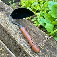 Antikas Gartenpflege-Set Handhacke aus Gusseisen, Holz, Dekoration, Gartenarbeit