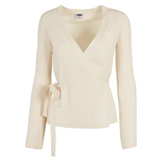 Urban Classics - Strickjacke Wickel für Damen (Hell Sandfarben)