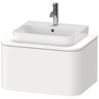 Duravit Happy D.2 Plus Konsolenwaschtischunterbau wandhängend Weiß Supermatt 650x480x354 mm - HP4940 HP494008484