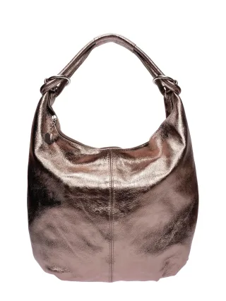 Anna Luchini Bronze Rindsledertasche