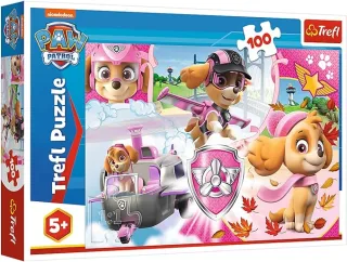 Trefl Puzzle 16368 - Paw Patrol: Skye in Aktion [100 Teile]
