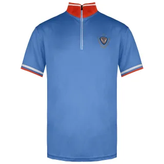 Rossignol Kurzarm 3/4 Reißverschluss Up Blue/Orange Herren Virage Polo Shirt Rldmy10 793