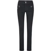 ANGELS Stretch-Jeans ANGELS JEANS MALU ZIP forever black 519 7700.1000