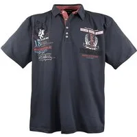 Lavecchia Poloshirt Lavecchia Herren Poloshirt LV-2038 (Anthrazit, 3XL) Herren Polo Shirt