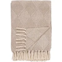 Plaid Bursa Plaid 130x180cm Taupe., House Nordic