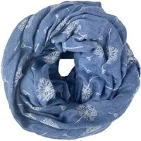 Taschen4life Loop Damen Sommer Schal SS-731 mit Pusteblumen print, Trend Muster, Farbwahl, Tücher & Schals
