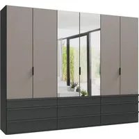 Wimex Falttürenschrank Oxford by fresh to go, in der Breite 300cm, in 2 Höhen erhältlich (mit Schubladen, wahlweise mit oder ohne Spiegel) mit hochwertigen Falttüren für den perfekten Überblick