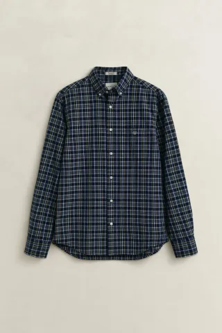 GANT - Kariertes Archive Popeline-Hemd indigo - Gr. - XXXL