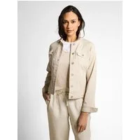 TOM TAILOR Jeansjacke mit Knopfleiste und Stretch