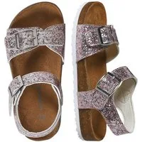 vertbaudet Kinder Sandalen mit 2 verstellbaren Riemen Sandale Kork-Optik