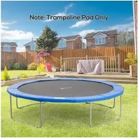 HOMCOM Trampolin-Abdeckplane Ersatz 3 Größen 3 Farben (Randabdeckung für Trampolin, 1-St., Trampolin Sicherheit Schutz), für Trampolin, Blau