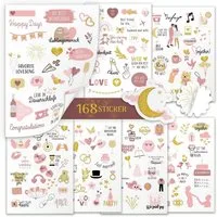 Amari Hochzeitskarte AMARI ® Sticker Hochzeit [168 Motive] - Veredelte Hochzeit Aufkleber
