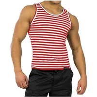 normani Tanktop Marine Tank-Top Rundhals Sommer Shirt Unterhemd Ärmelloses Casual Classic T-Shirts