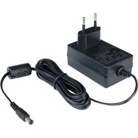 Poppstar Universal AC DC Netzteil Steckernetzteil 12V 2A (2000mA, 5,5/2,5mm) Universal-Netzteil (Strom-Adapter für externe Festplattengehäuse, Dockingstation)