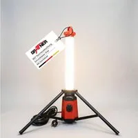 Grafner LED Baustrahler Arbeitsstrahler 360° Baustellenleuchte Standleuchte IP44 3800Lm, LED fest integriert, Standleuchte