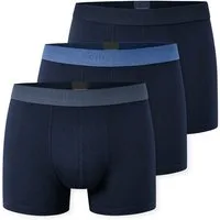 Schiesser Boxershorts 95/5 Multipacks (3er Pack) ohne Eingriff, Logobund, kurzes Bein