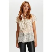 Saint Tropez Kurzarmbluse Kurzarm-Bluse LiljaSZ