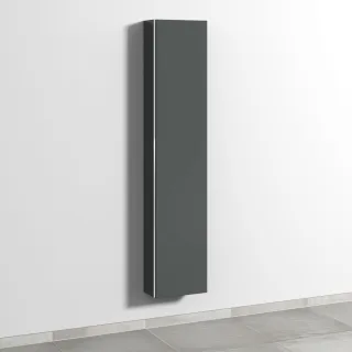 Sanipa 3way Hochschrank mit 1 Tür, Anthrazit-Matt BR16322