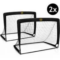 Umbro Fußballtor Umbro Pop-Up Fußballtor Set von 2 120 x 90 x 90 cm