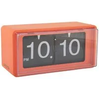 Karlsson Uhr Wanduhr oder Tischuhr Retro Boxed Flip Bright Orange