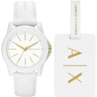 ARMANI EXCHANGE Quarzuhr The White Silikon Silikon