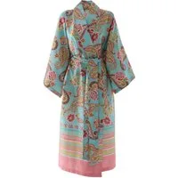 Bassetti Kimono RAPALLO, Baumwolle, Gürtel, aus reiner Baumwolle