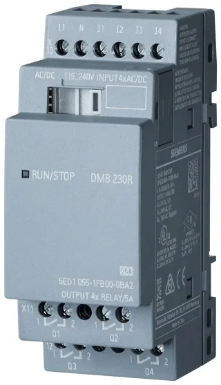 SIEMENS SPS-Erweiterungsmodul LOGO! DM8 230R, 6ED1055-1FB00-0BA2