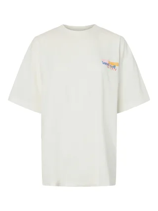 PIECES - PCKISE OVERSIZED WASHED T-SHIRT JRS Cloud Dancer - Gr. - XL