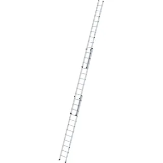 Munk Sprossen-Schiebeleiter 3-teilig ohne Traverse - 020312
