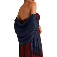 Coonoor Modeschal Damen Schultertuch Abendkleid festlich Schal, mit quasten/fransen, Tücher für abendkleid Stola Scarf Winterschal