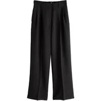 Next Anzughose Tailored Fit Hose mit weitem Bein, Kurzgröße (1-tlg)
