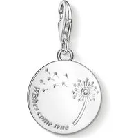 THOMAS SABO Charm-Einhänger Pusteblume WISHES COME TRUE, mit Zirkonia (synth)