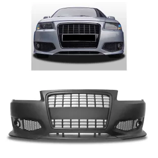 Front Stoßstange vorne Kühlergrill Frame Gitter Spoiler Set für Audi A3 8L 1996-